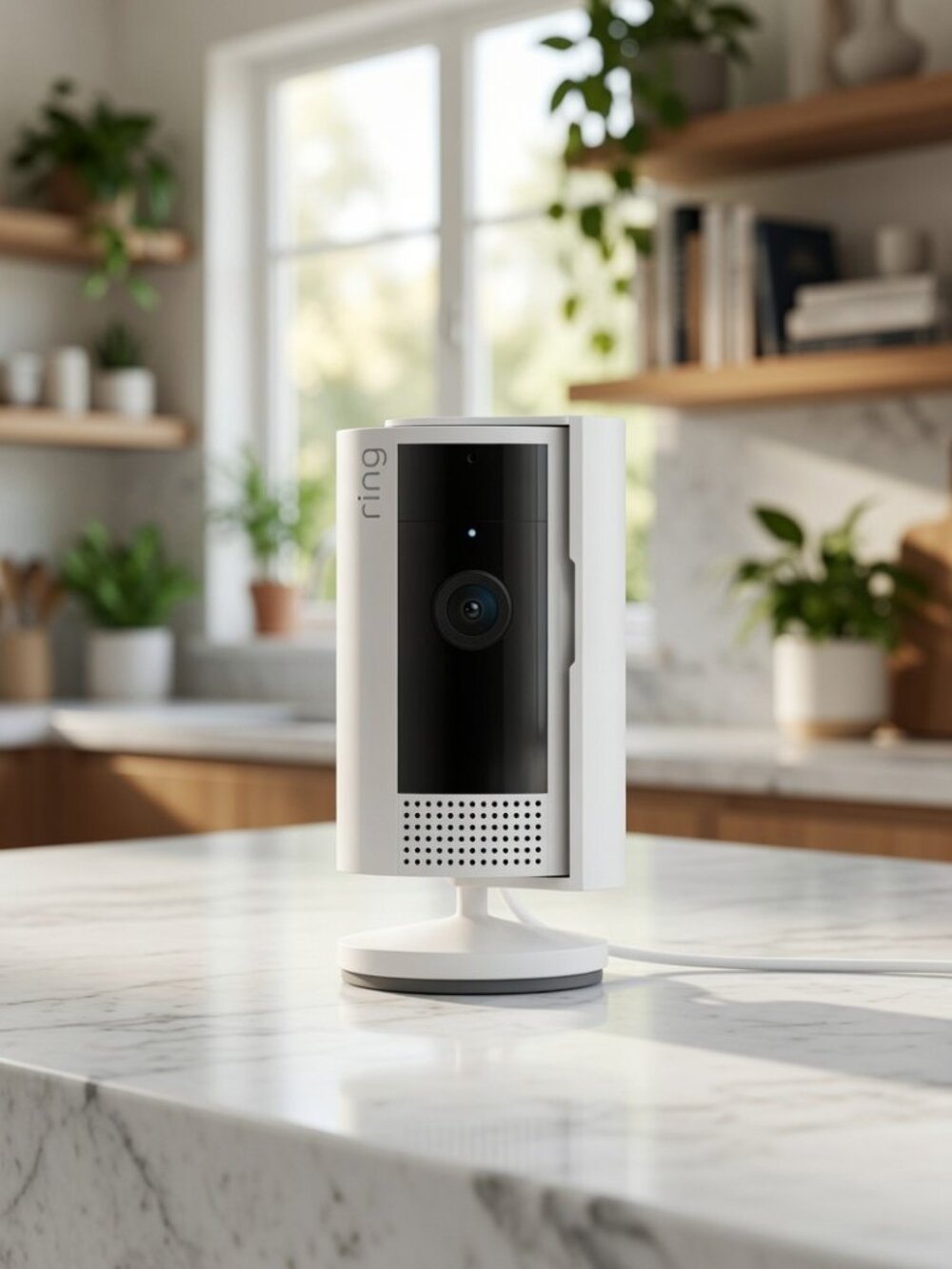 Ring Indoor Cam 2nd Gen 1080p HD Security Camera White